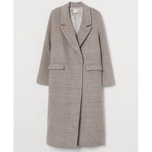NWT H&M Long Wool Blend Coat